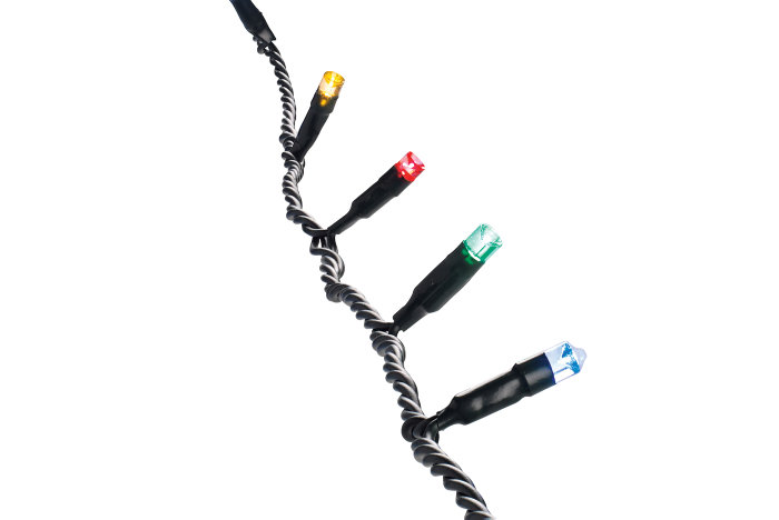 Lyskæde Basis 100 LED multi 9,9 meter